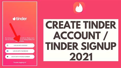 create an account tinder